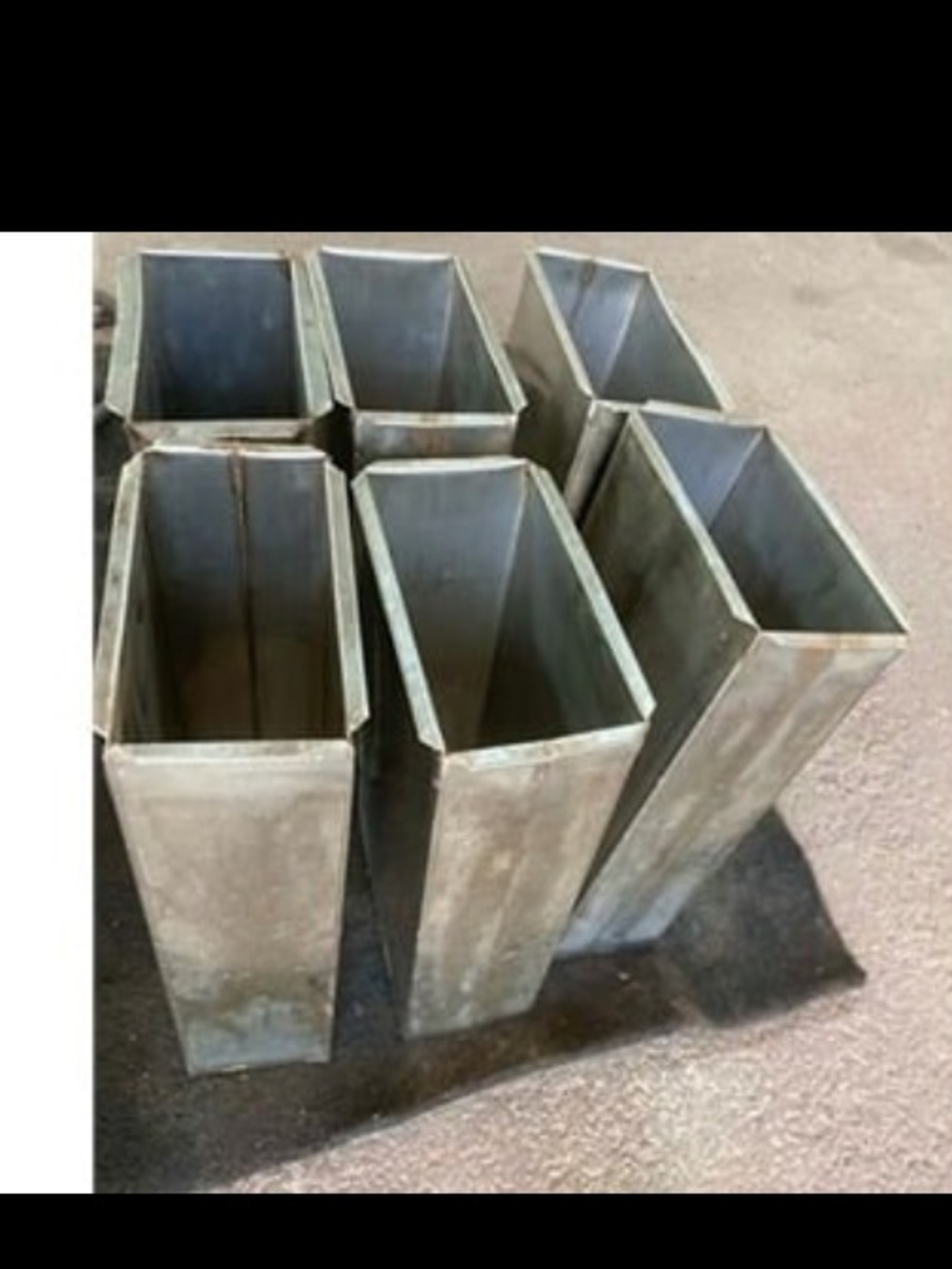 ice block inserts for freezer 4x7x14 inch steel construction home camper comm